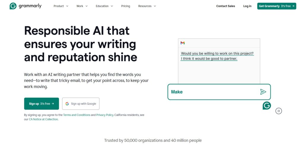 Grammarly AI - seowithai.in