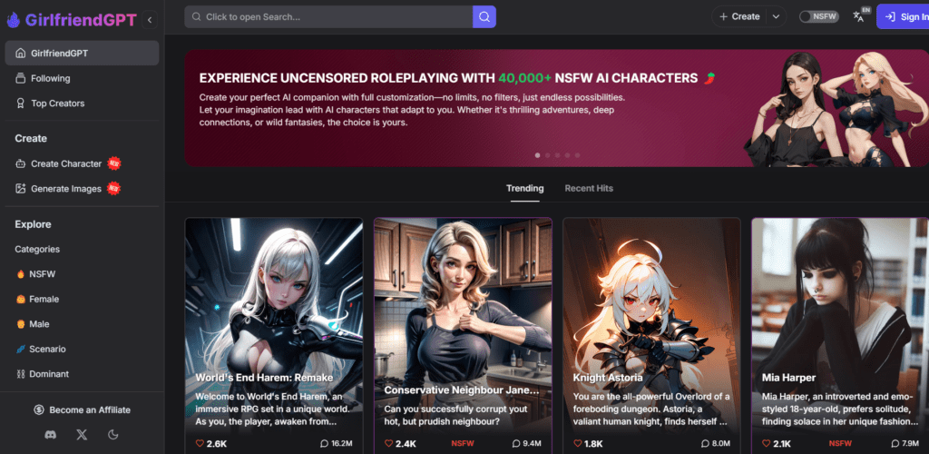 GirlfriendGPT - Seowithai.in